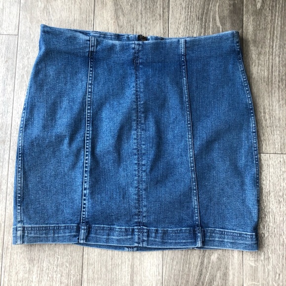 Free People Dresses & Skirts - Free People Modern Femme Denim Jean Mini Skirt